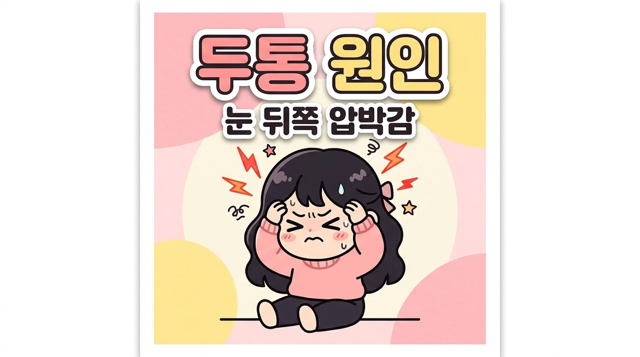 양쪽 머리가 아프고 눈 뒤쪽이 압박되는 두통