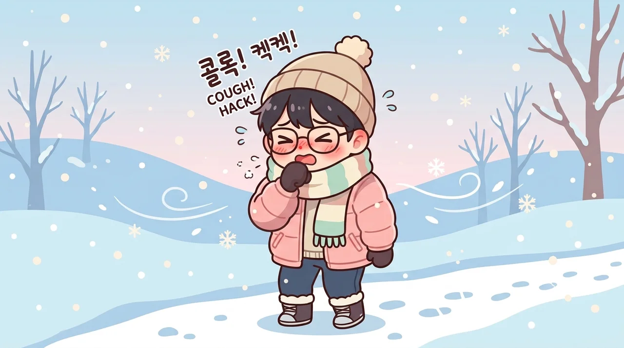 찬바람에 기침이 심해질 때 확인할 점 안내