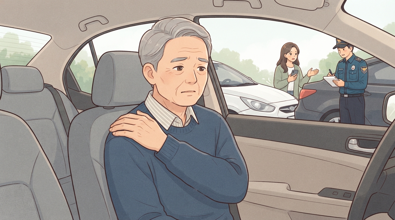 철원 교통사고 후 어깨가 결리고 뭉칠 때