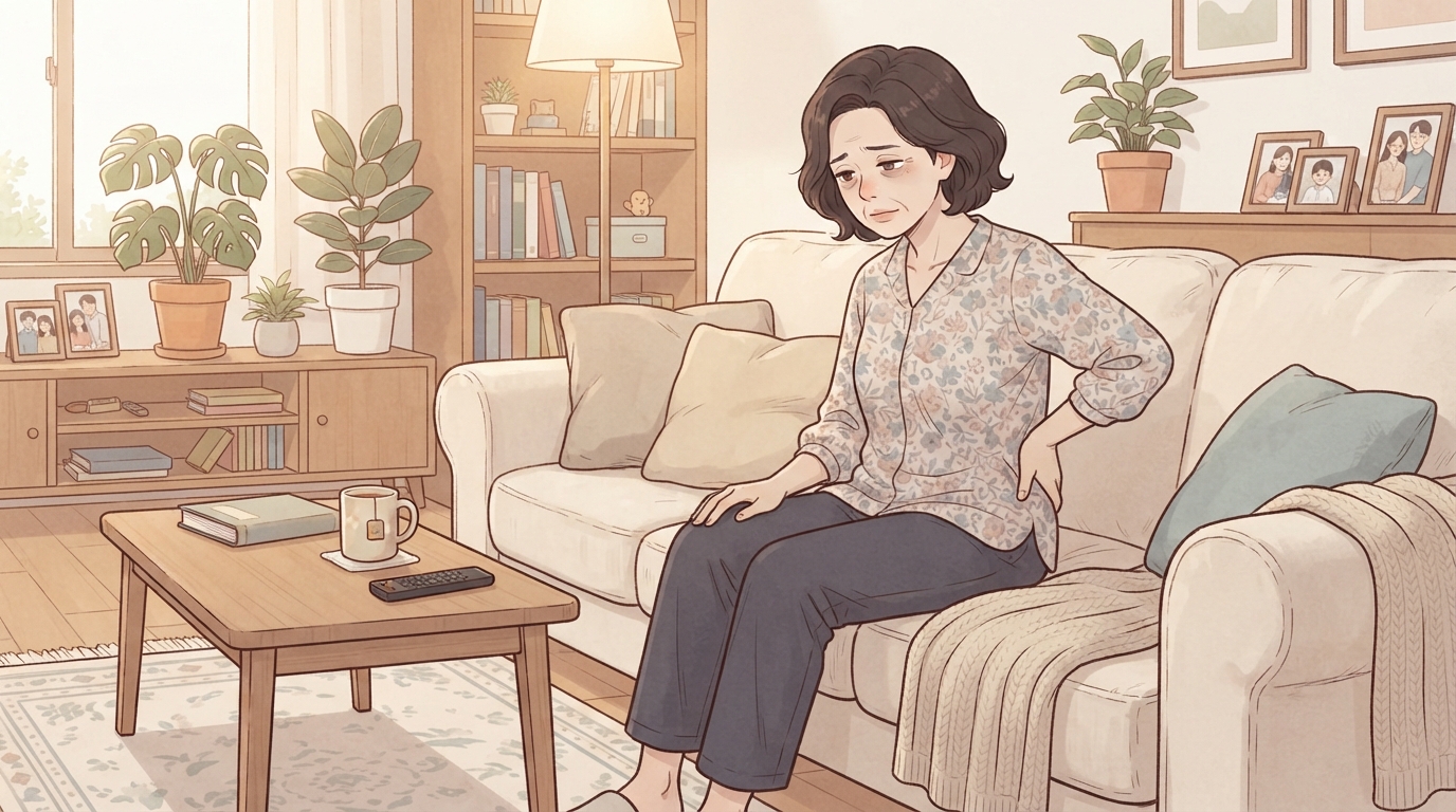 진접 교통사고후유증, 허리가 묵직하게 남을 때