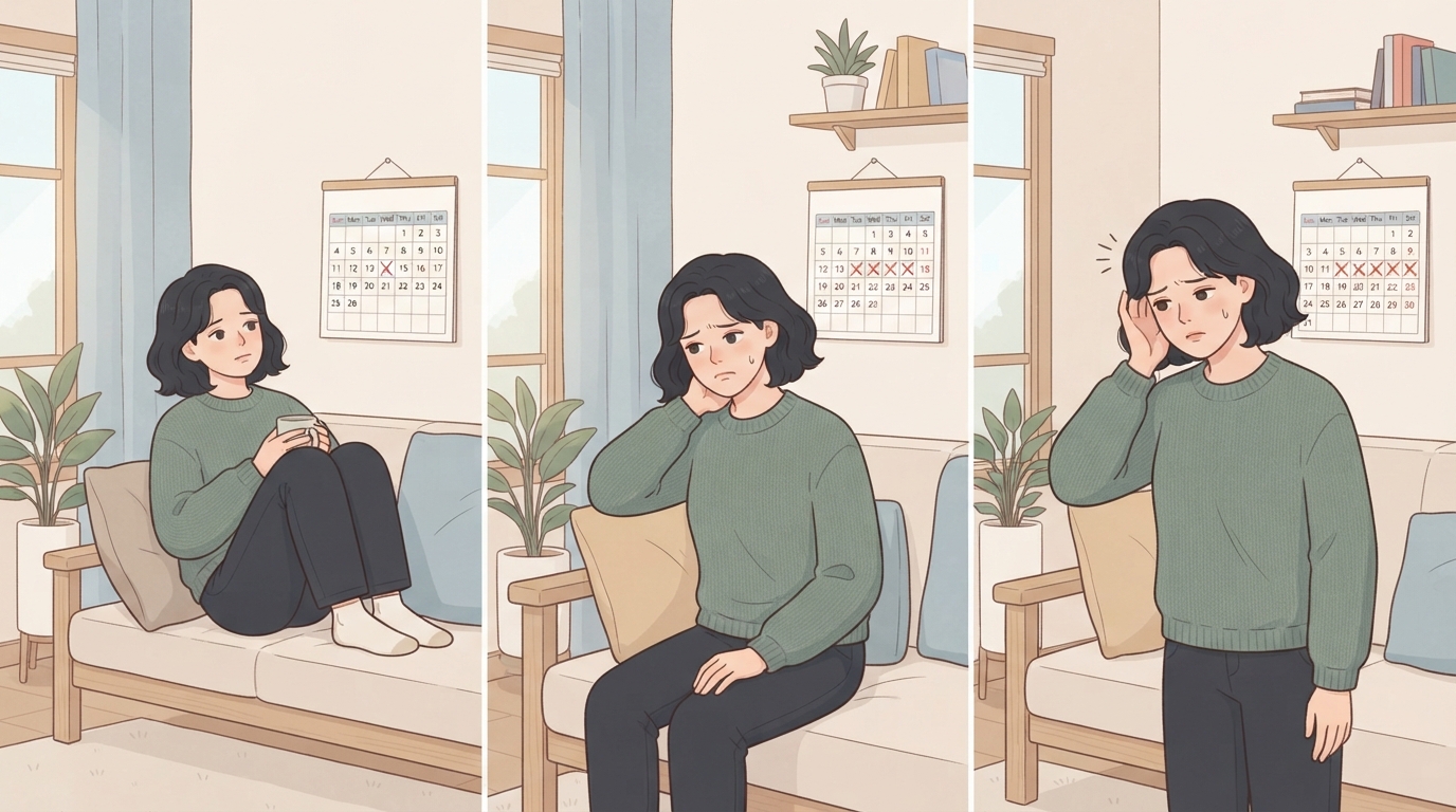 사고 직후엔 멀쩡했는데, 왜 며칠 뒤에 증상이 나타날까요?