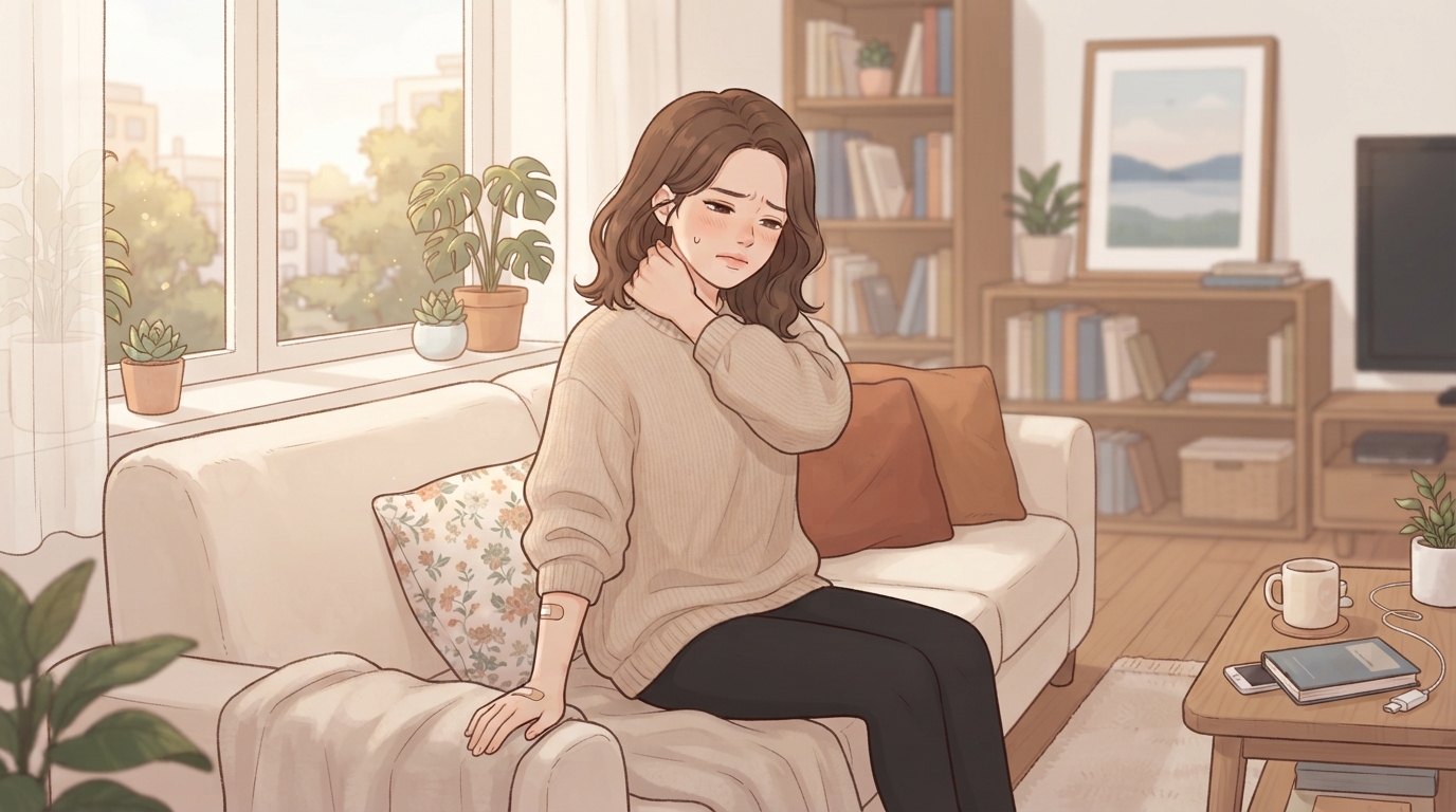 포천 교통사고 후 뒤늦게 목이 뻐근해질 때