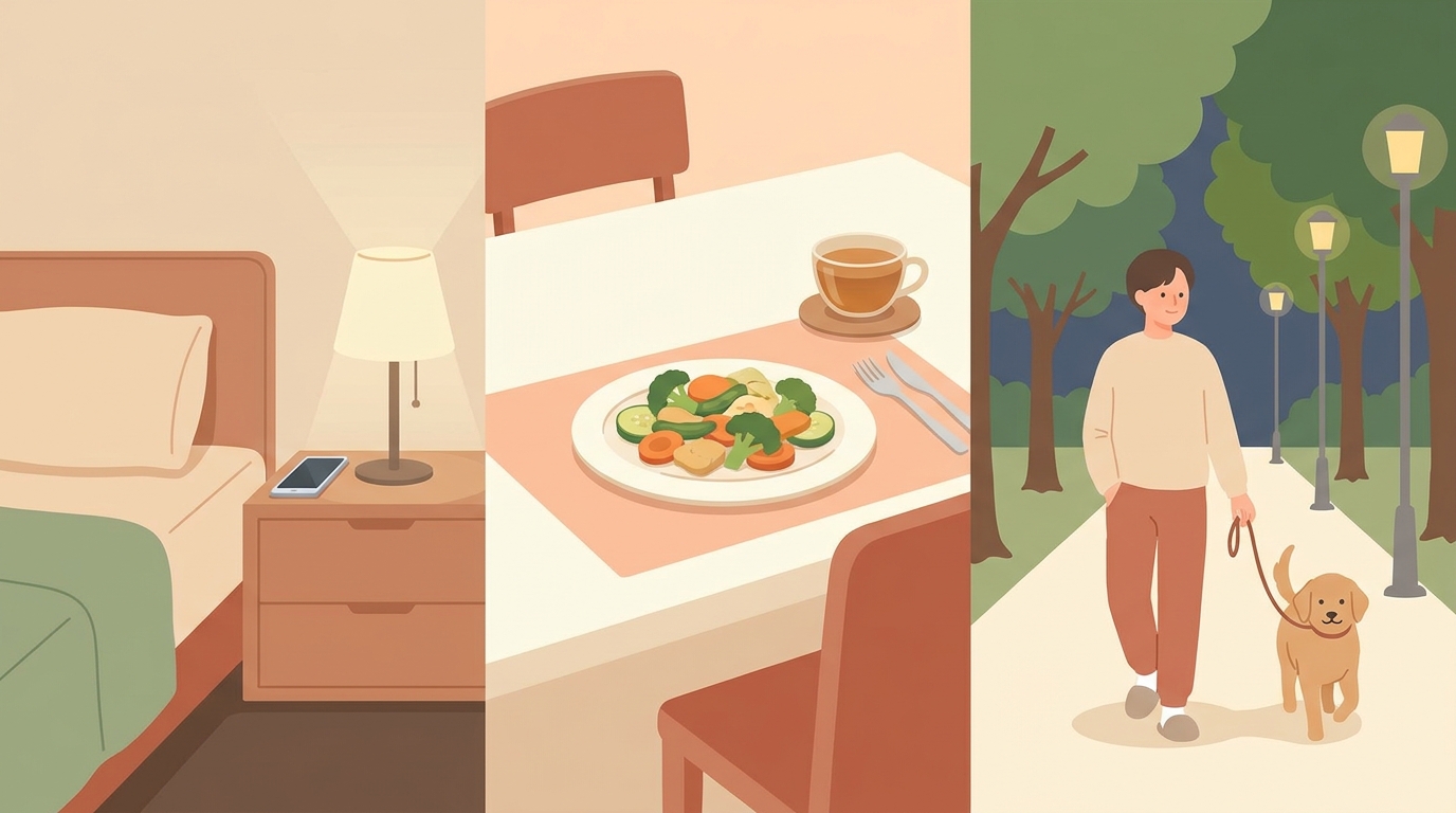 식단을 조이기 전에 해볼 수면 실천 체크리스트