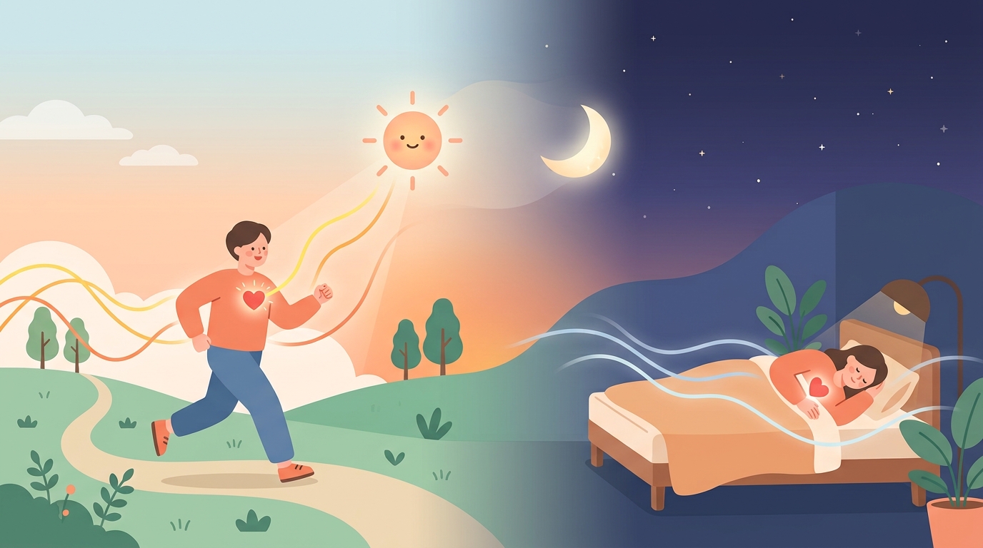 왜 하필 잠들기 직전에 두근거릴까요