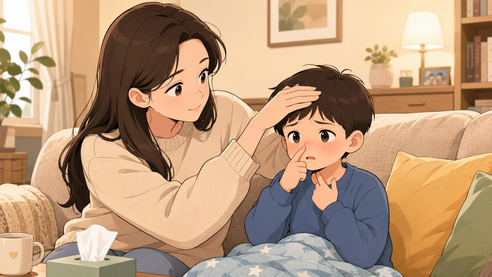 편도염이 반복되는 아이가 코막힘도 같이 있다면