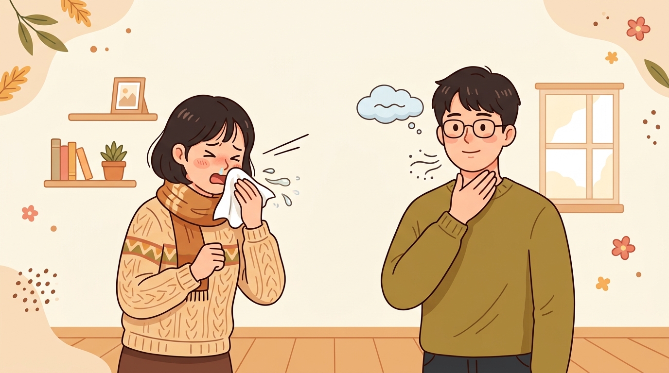 재채기형 비염과 콧물 목넘김형, 이렇게 구분해봐요