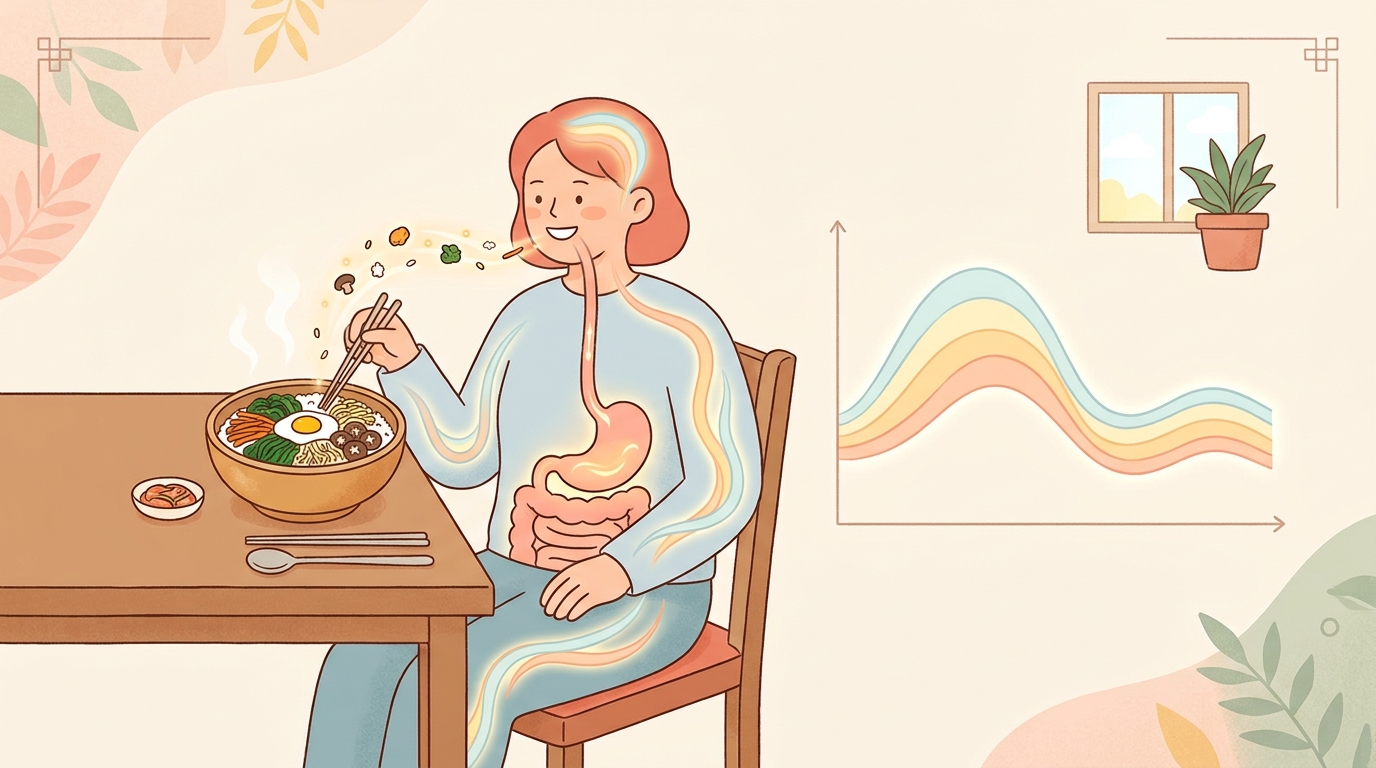 식후 졸림은 왜 생길까요 — 혈당 변동과의 연결
