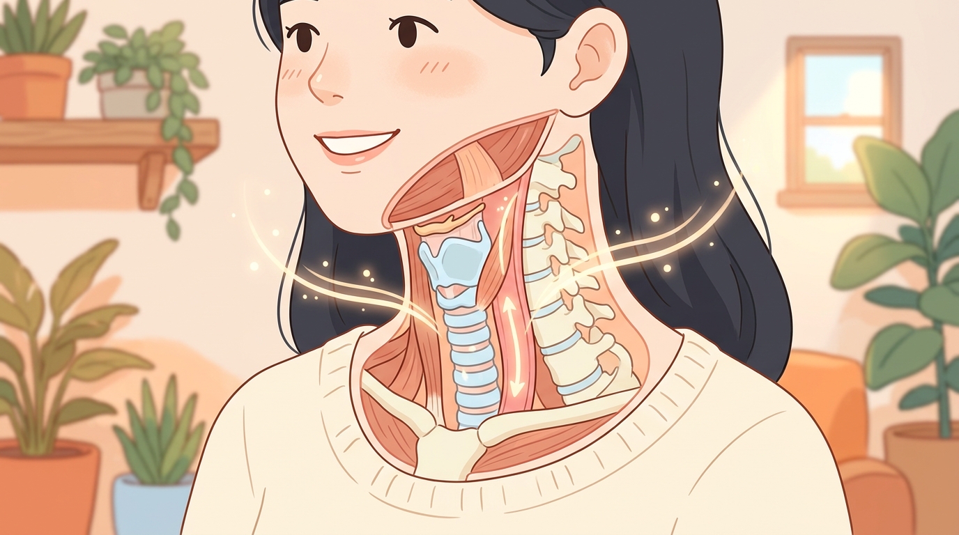 수치는 정상인데 왜 목 앞이 답답할까요