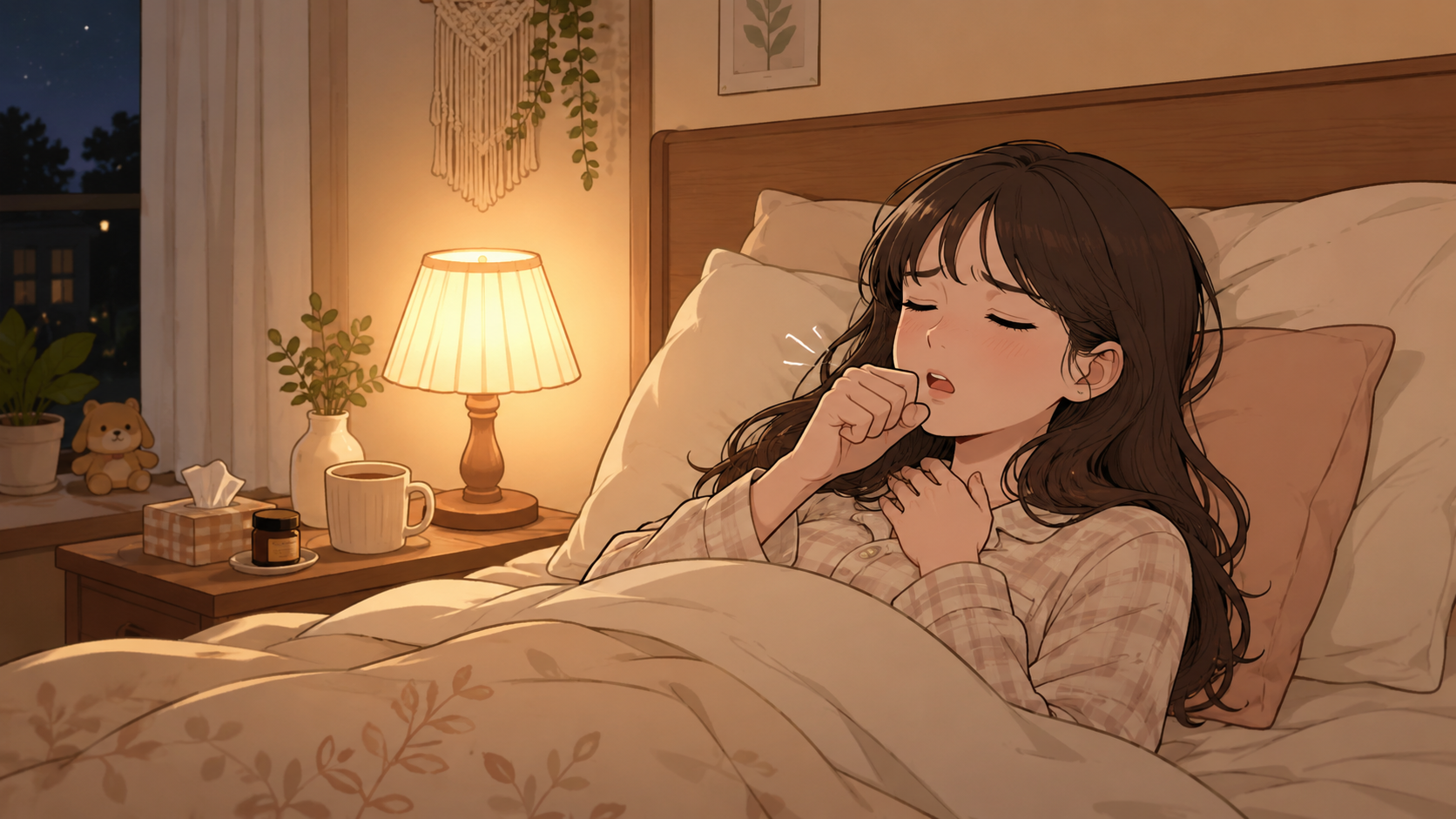 기침이 누우면 심해지는 이유
