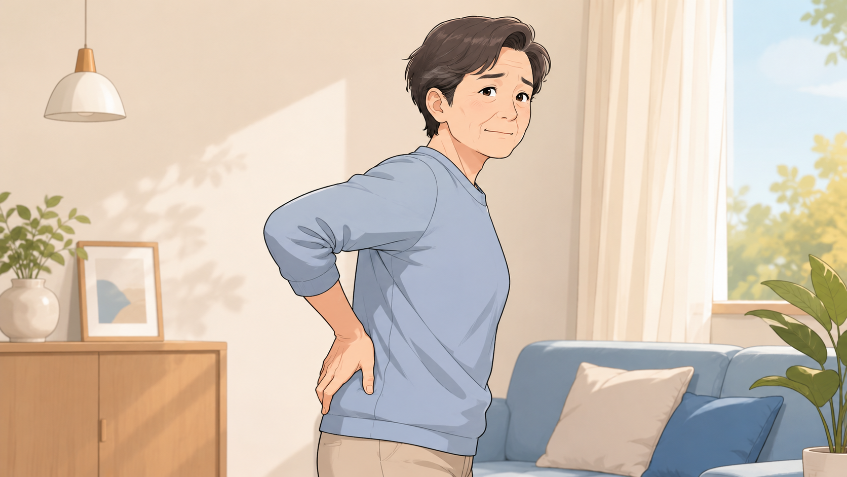 오십견 팔을 뒤로 돌릴 때만 막힌다면