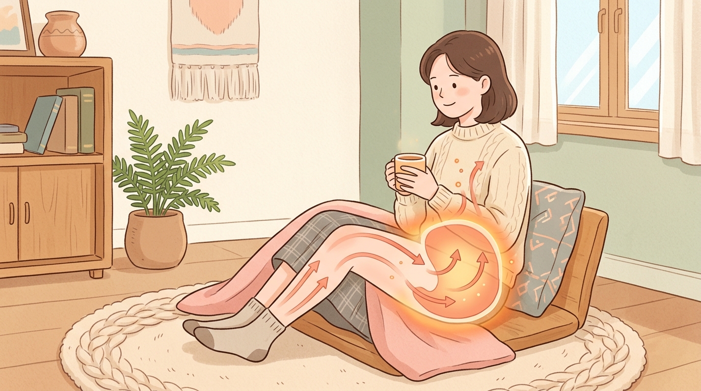 아랫배가 차갑게 느껴지는 이유부터 살펴봐요