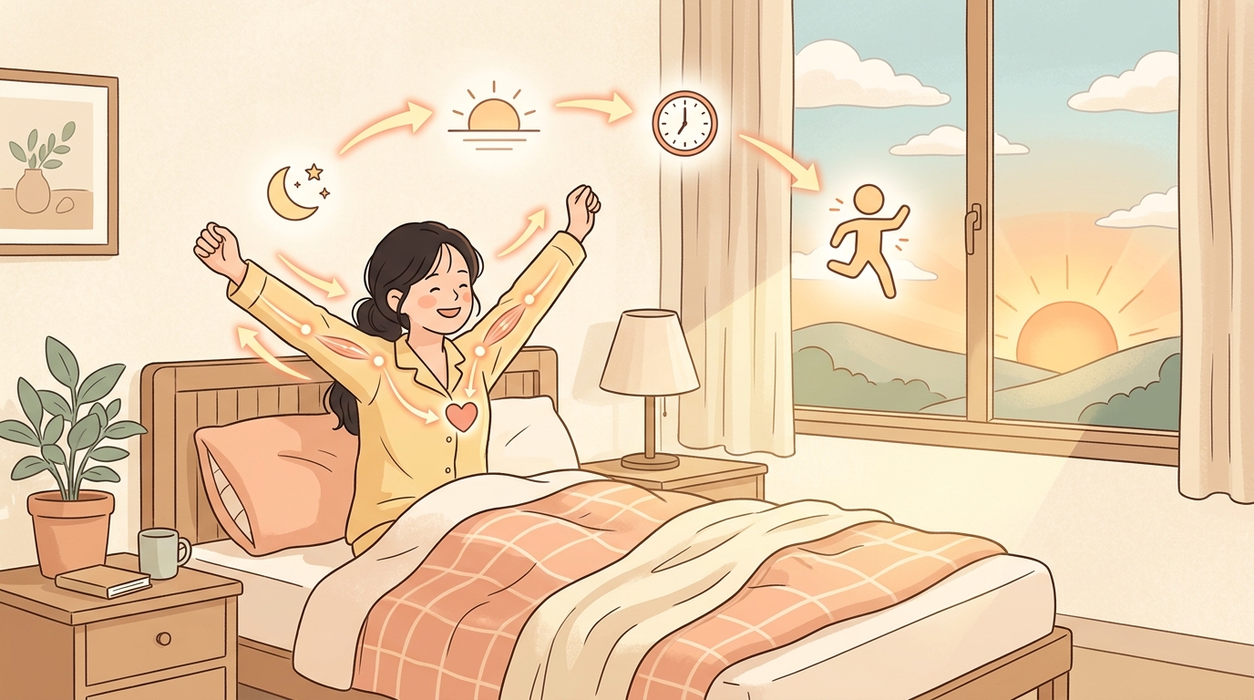 아침 혈압만 높게 나오는 이유, 우리 몸의 리듬 때문이에요