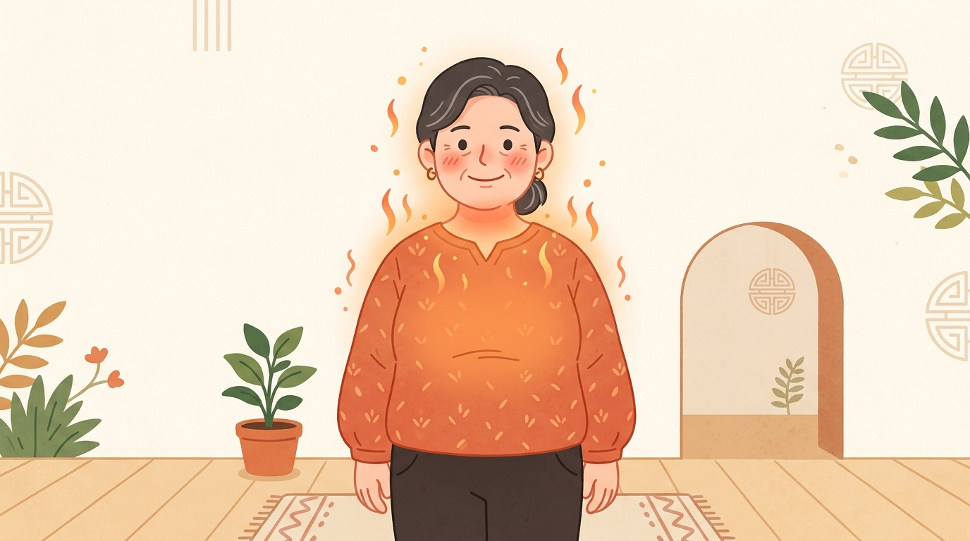 얼굴 열감과 땀, 불면은 왜 한꺼번에 오나 — 원인과 기전