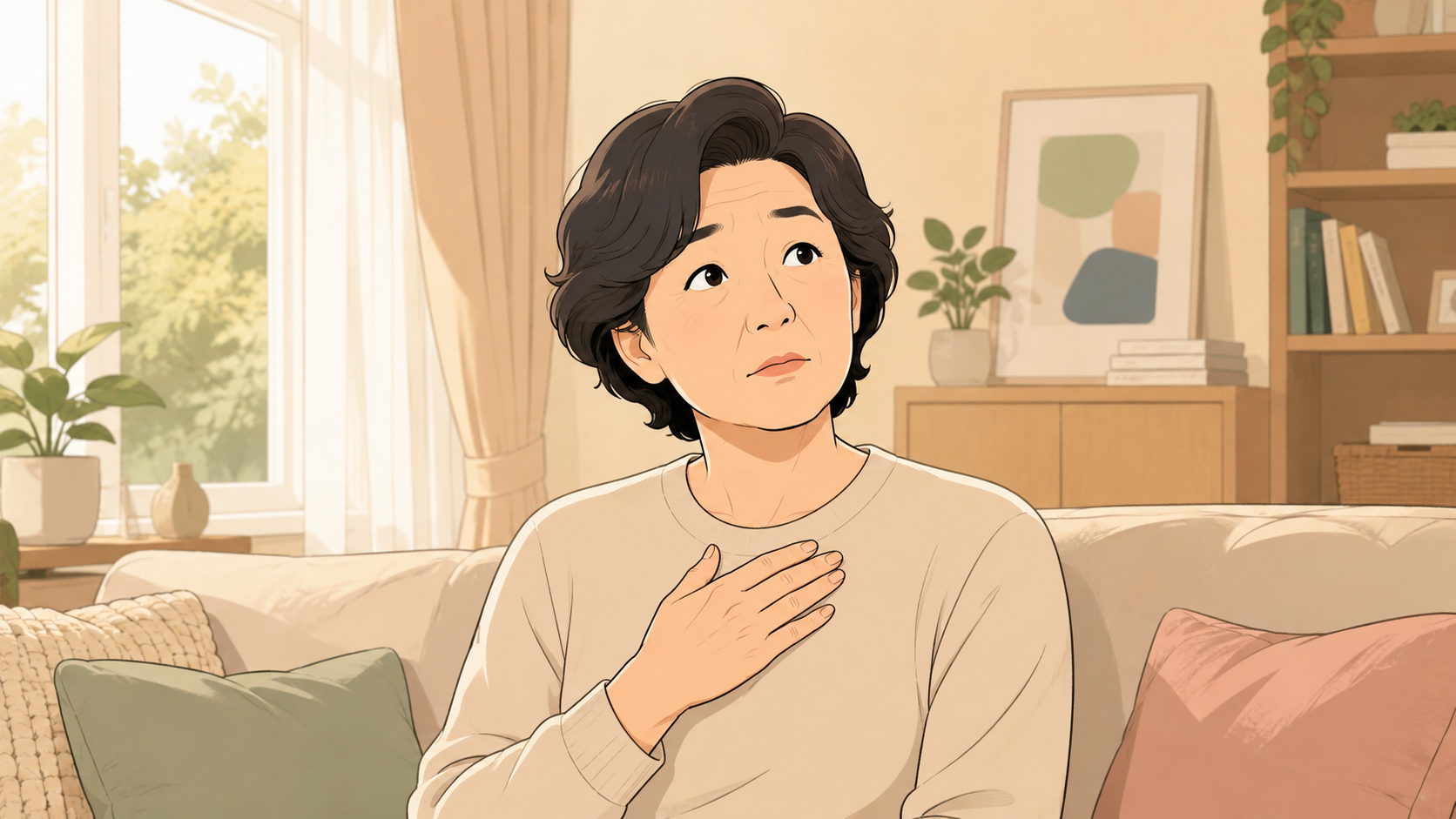 천식처럼 숨찬데 기침은 별로 없다면