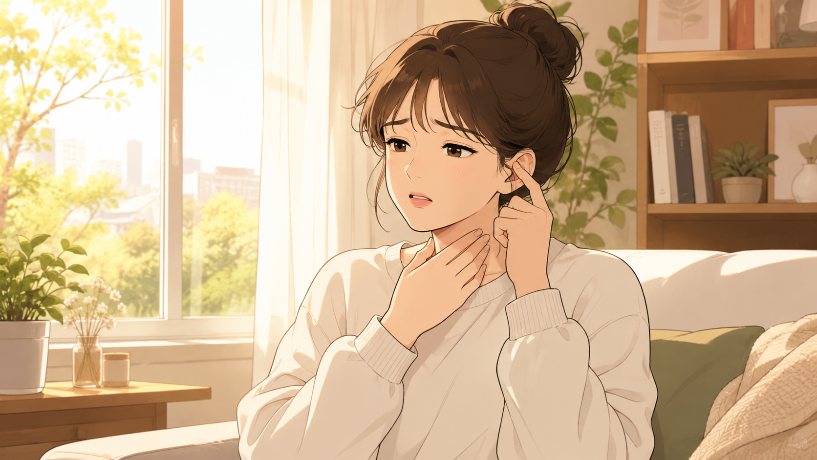편도염 목통증 귀먹먹함
