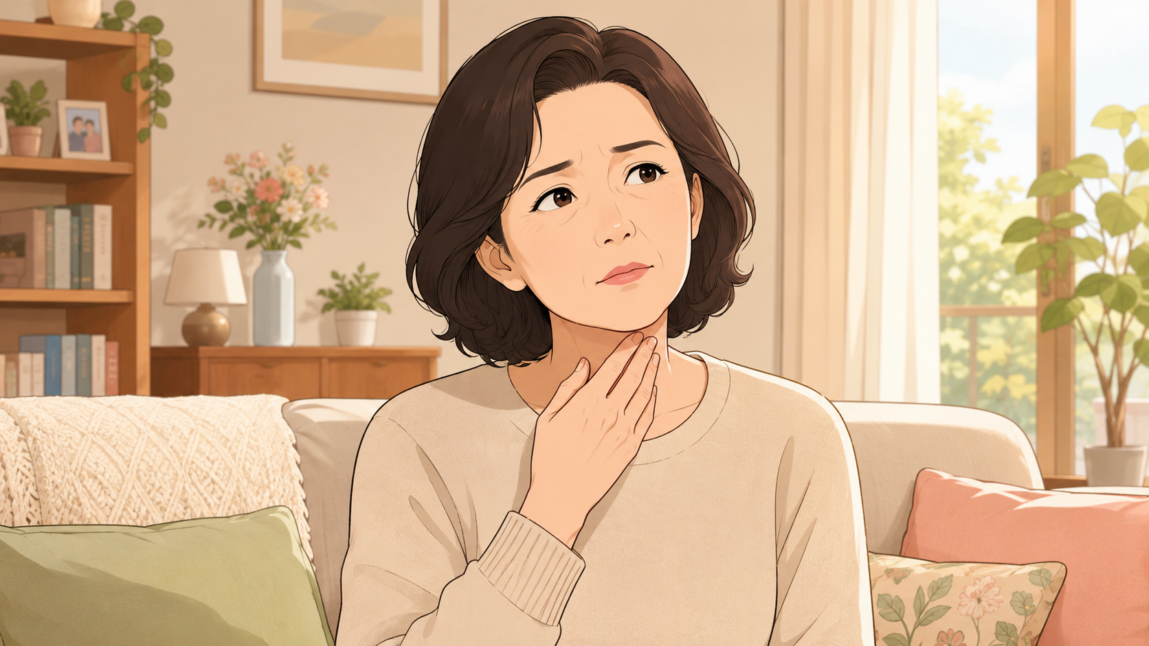 갑상선 수치 정상인데 목 앞 답답함, 체질 신호일까