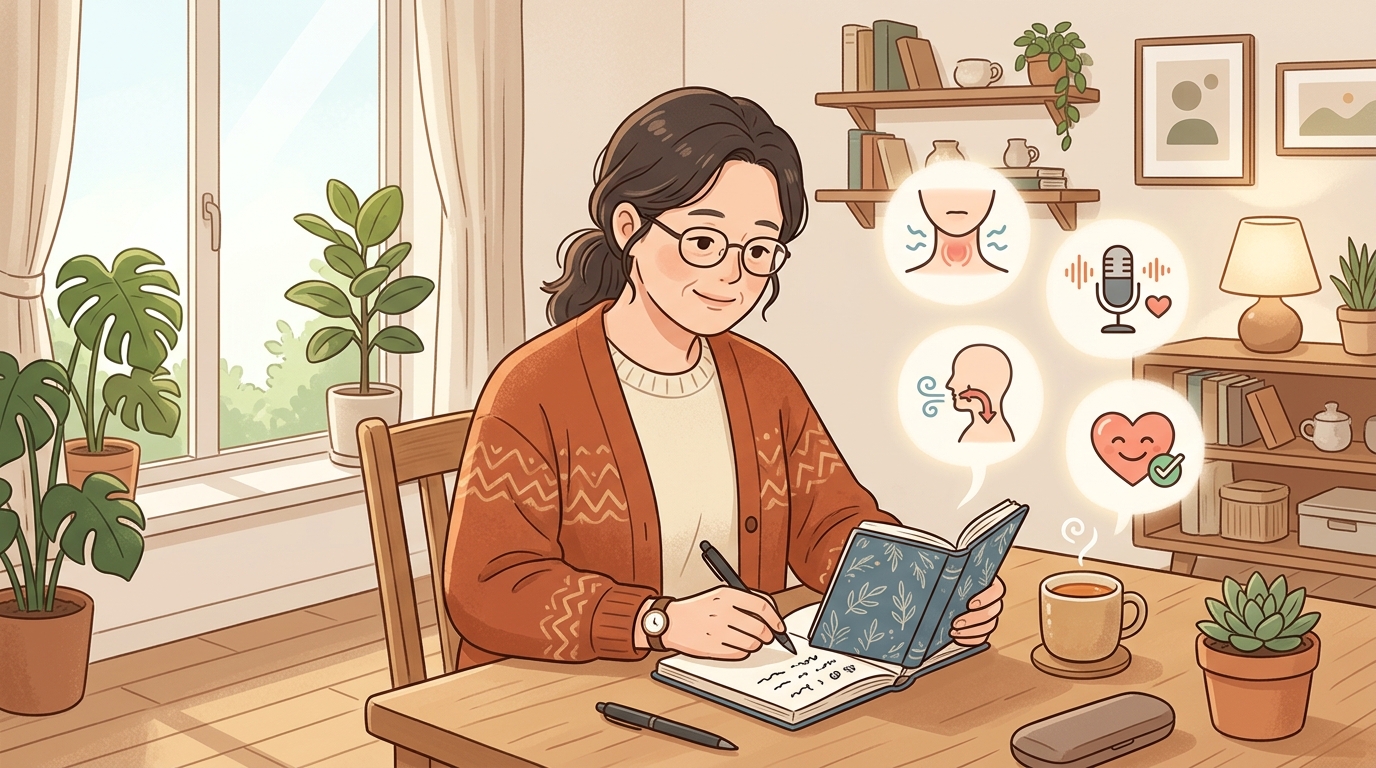 어떤 느낌인지 스스로 확인해보기 — 증상 체크
