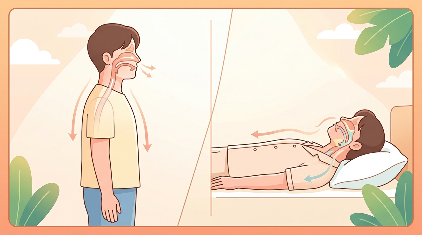 왜 누우면 기침이 심해질까 — 원인과 기전