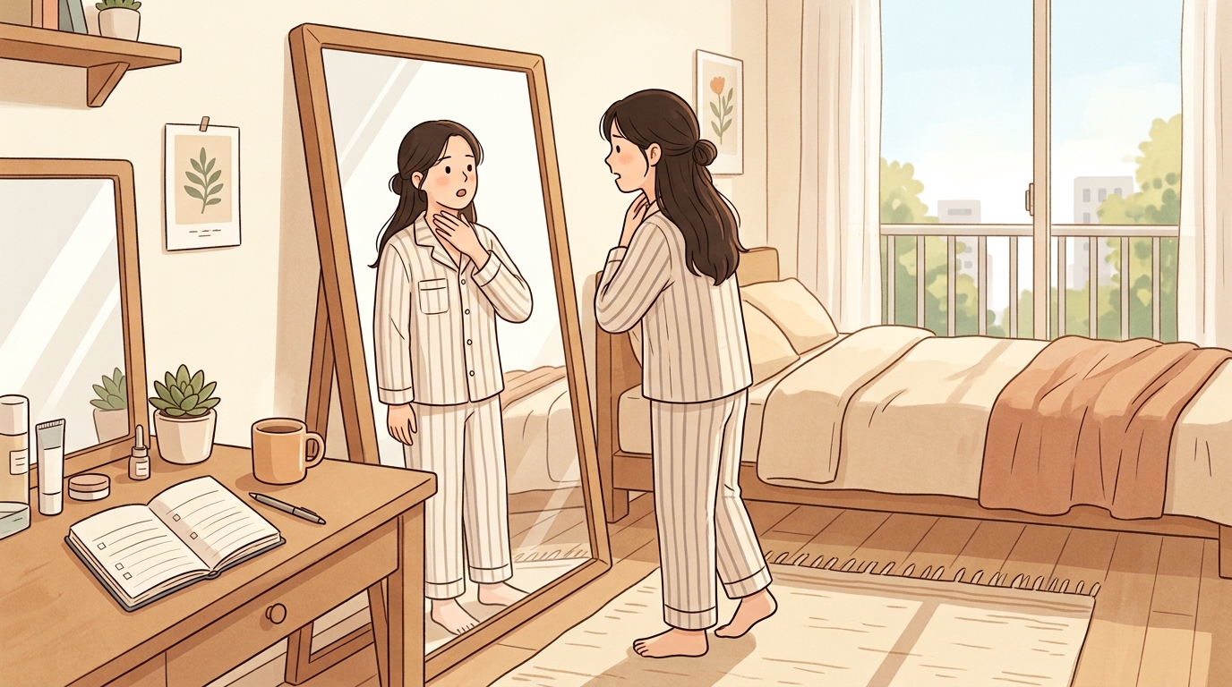 이런 목넘김, 어떻게 확인하면 좋을까