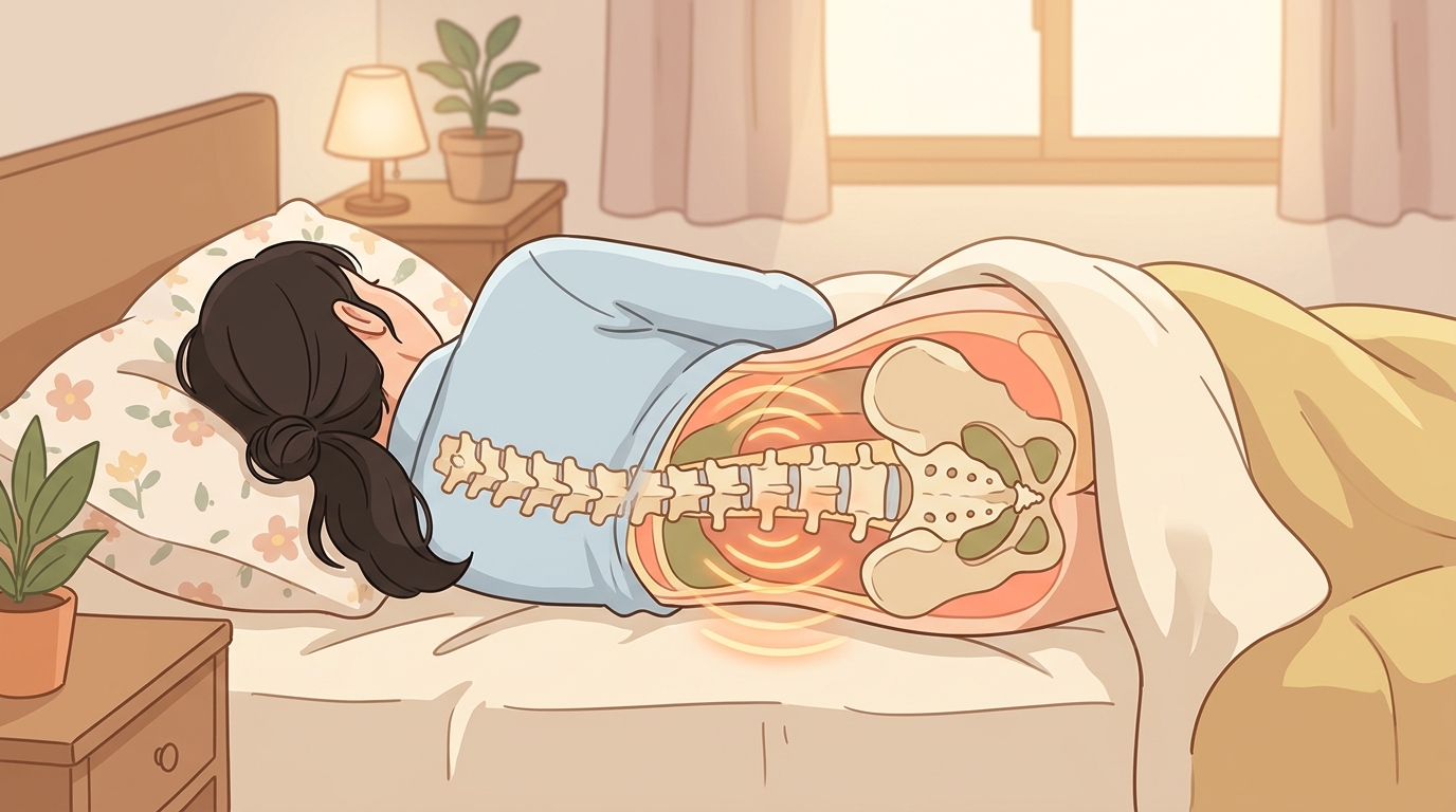 왜 아침 첫걸음에 허리가 뻣뻣할까 - 원인과 기전 정리