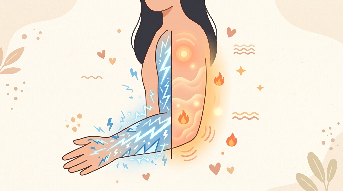 찌릿할 때랑 화끈거릴 때, 원인이 어떻게 다를까요