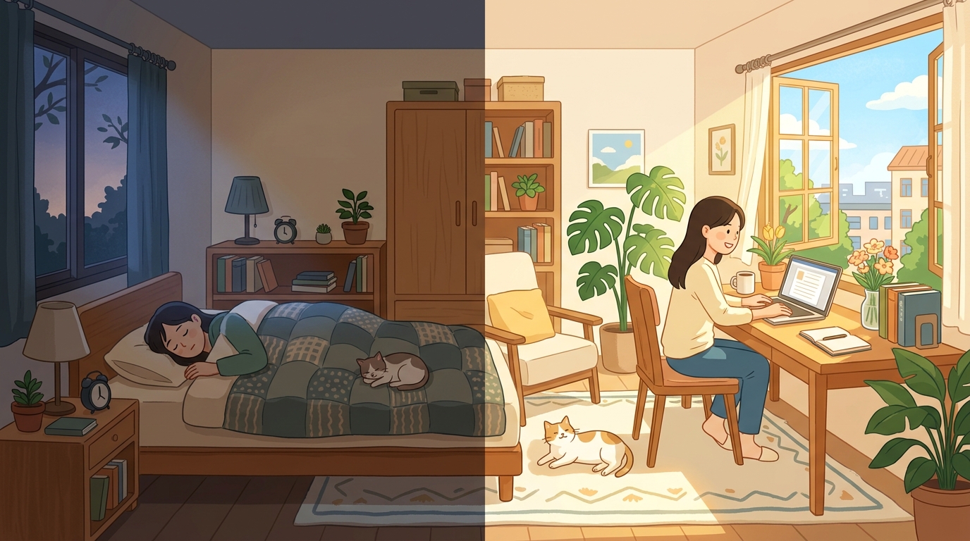 왜 아침에 더 무겁고 오후엔 풀릴까요 (원인·기전)