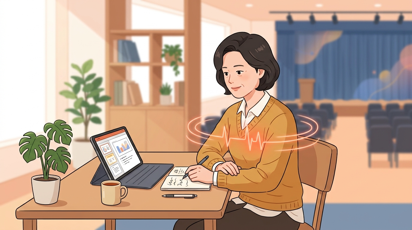 긴장하면 왜 심장이 두근거릴까요 — 몸이 보내는 자연스러운 신호