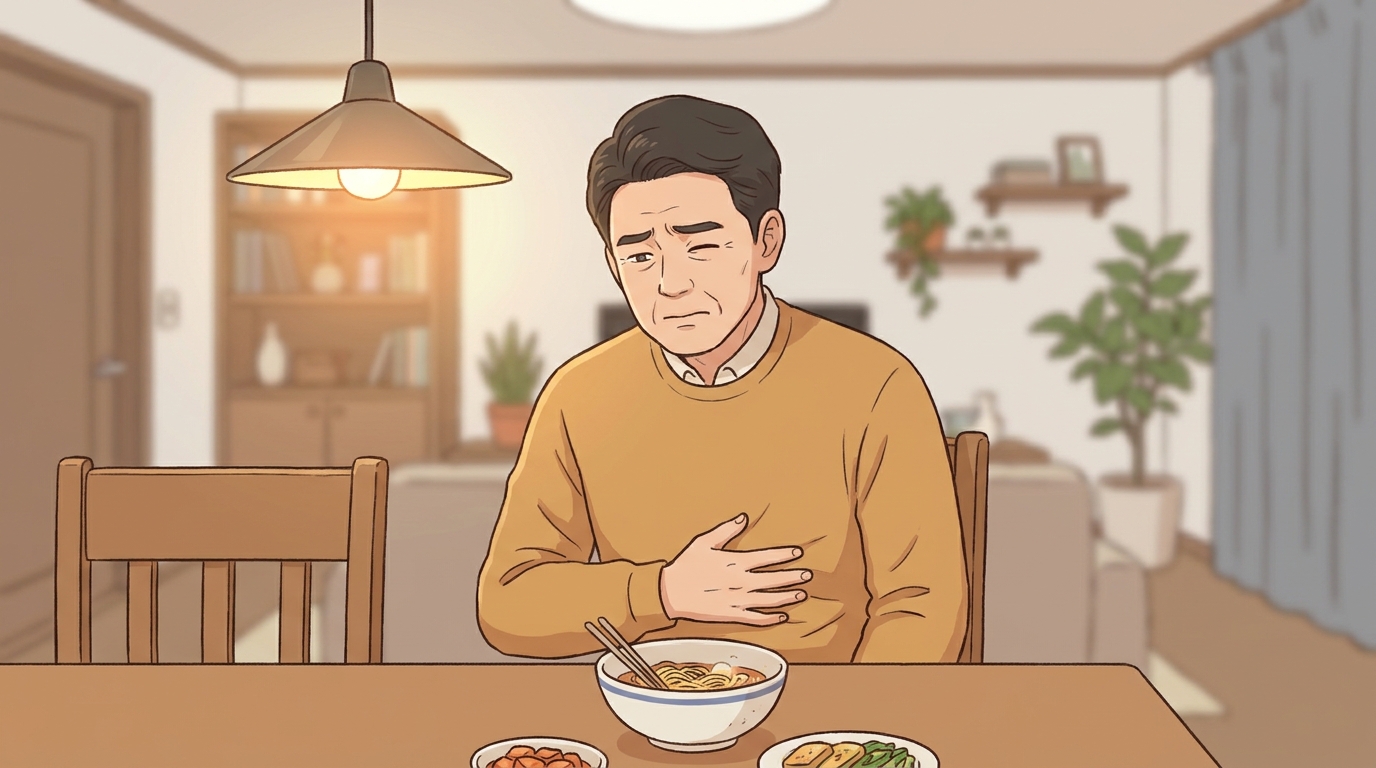 소화불량인데 트림보다 명치가 답답한 쪽이라면