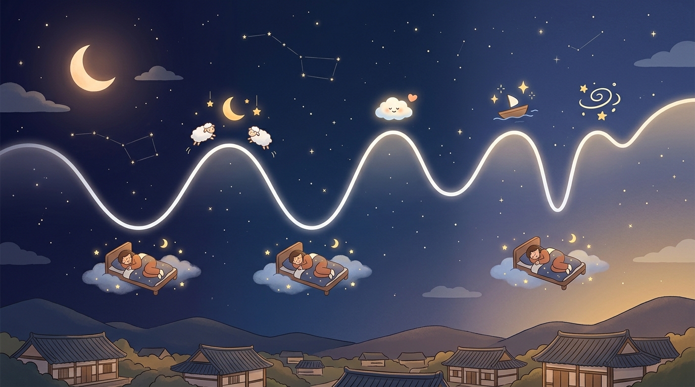 입면은 되는데 새벽에 깨는 이유, 몸의 리듬으로 보면