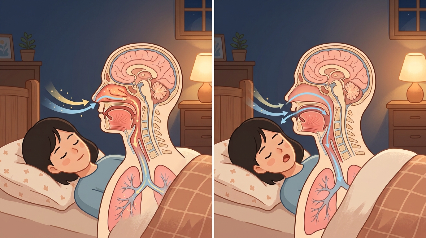 왜 코막힘이 입마름으로 이어질까 - 코호흡과 입호흡의 기전