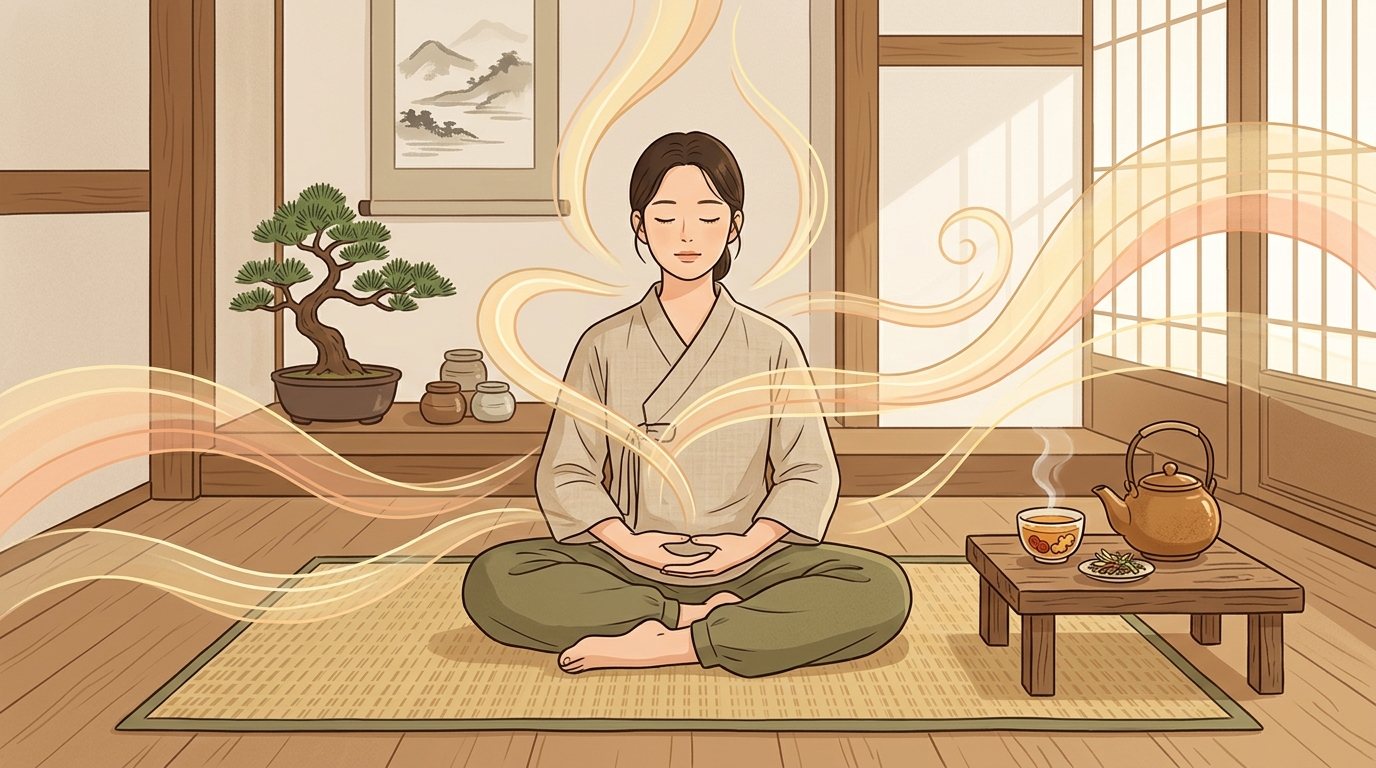 한방에서는 체질과 기혈의 흐름으로 봐요
