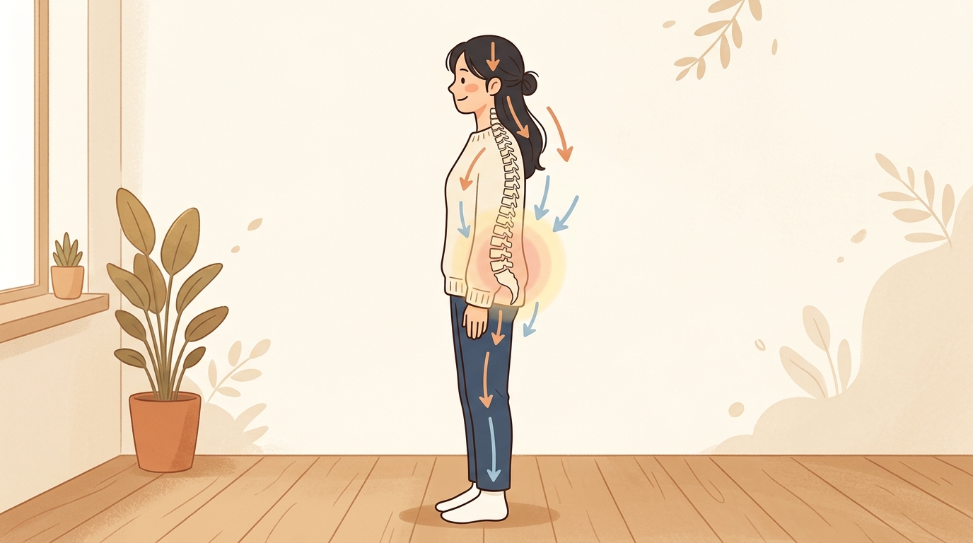 오래 서 있으면 왜 허리가 더 아플까요