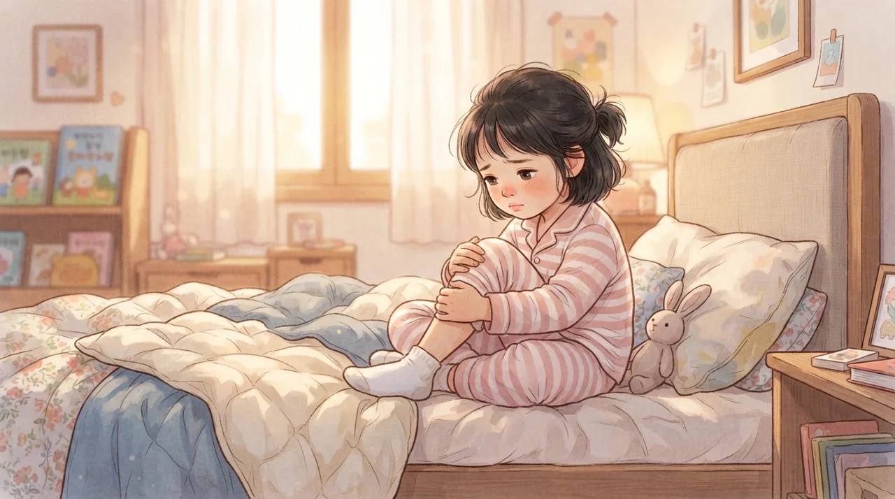 아이가 밤마다 다리가 아프다고 해요