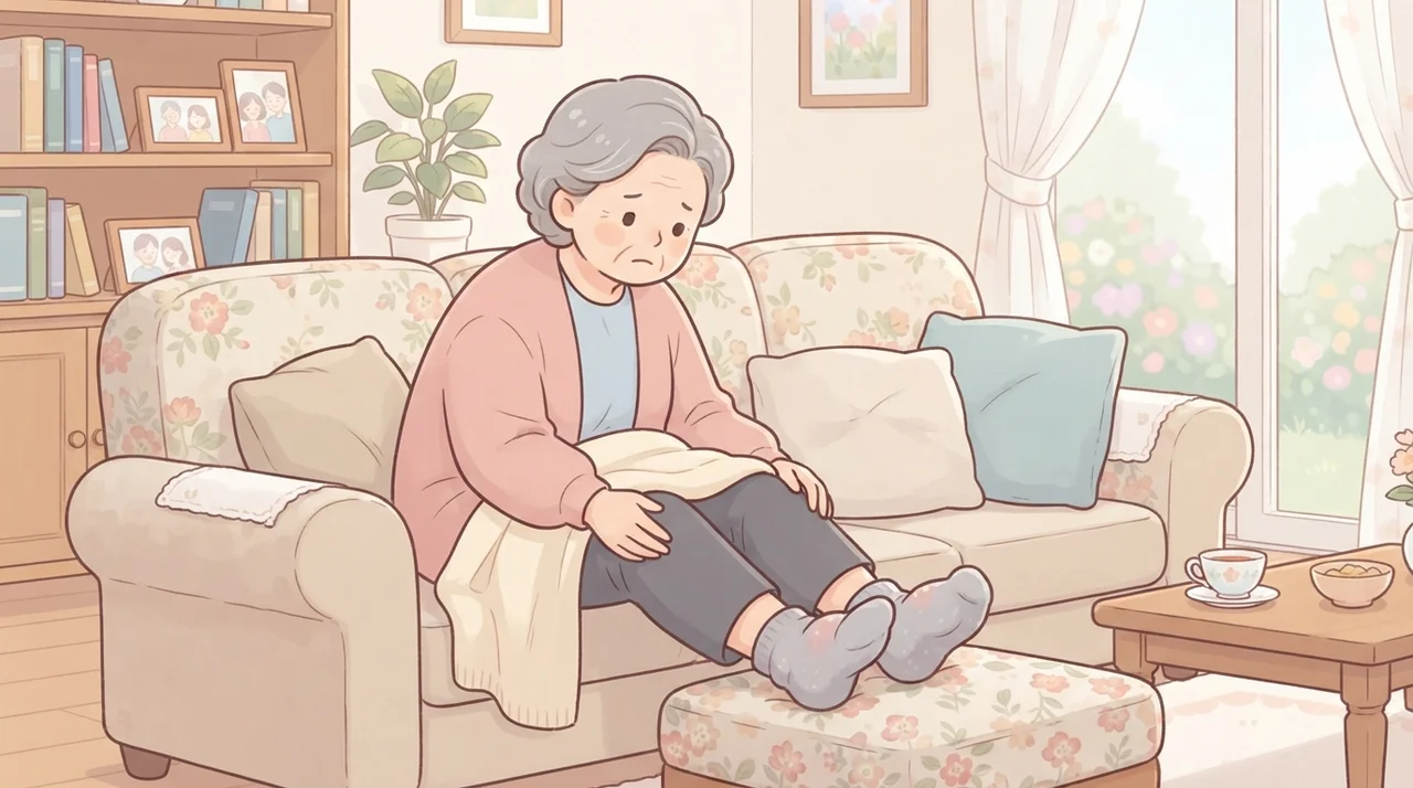 다리가 퉁퉁 붓는 느낌