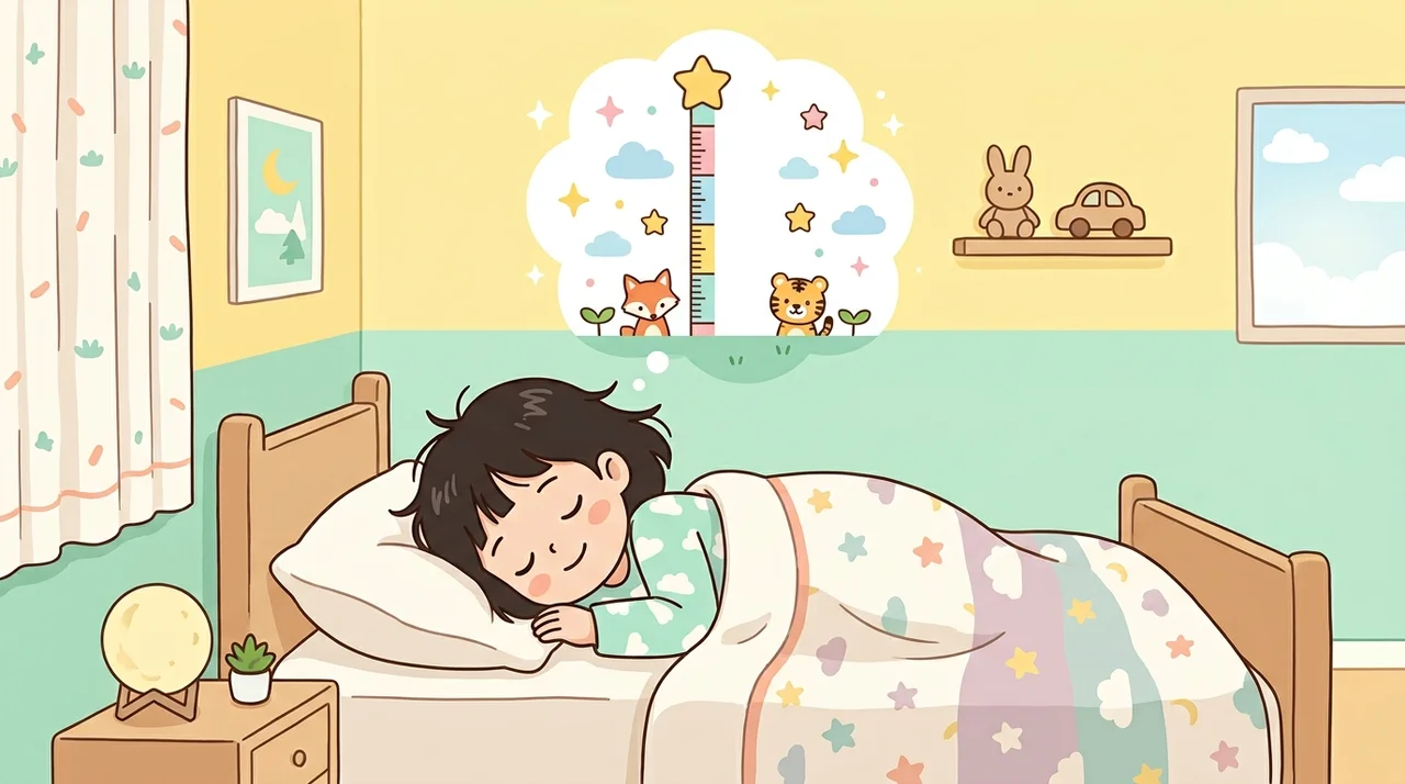 아이 성장 속도와 수면, 키 성장의 핵심은