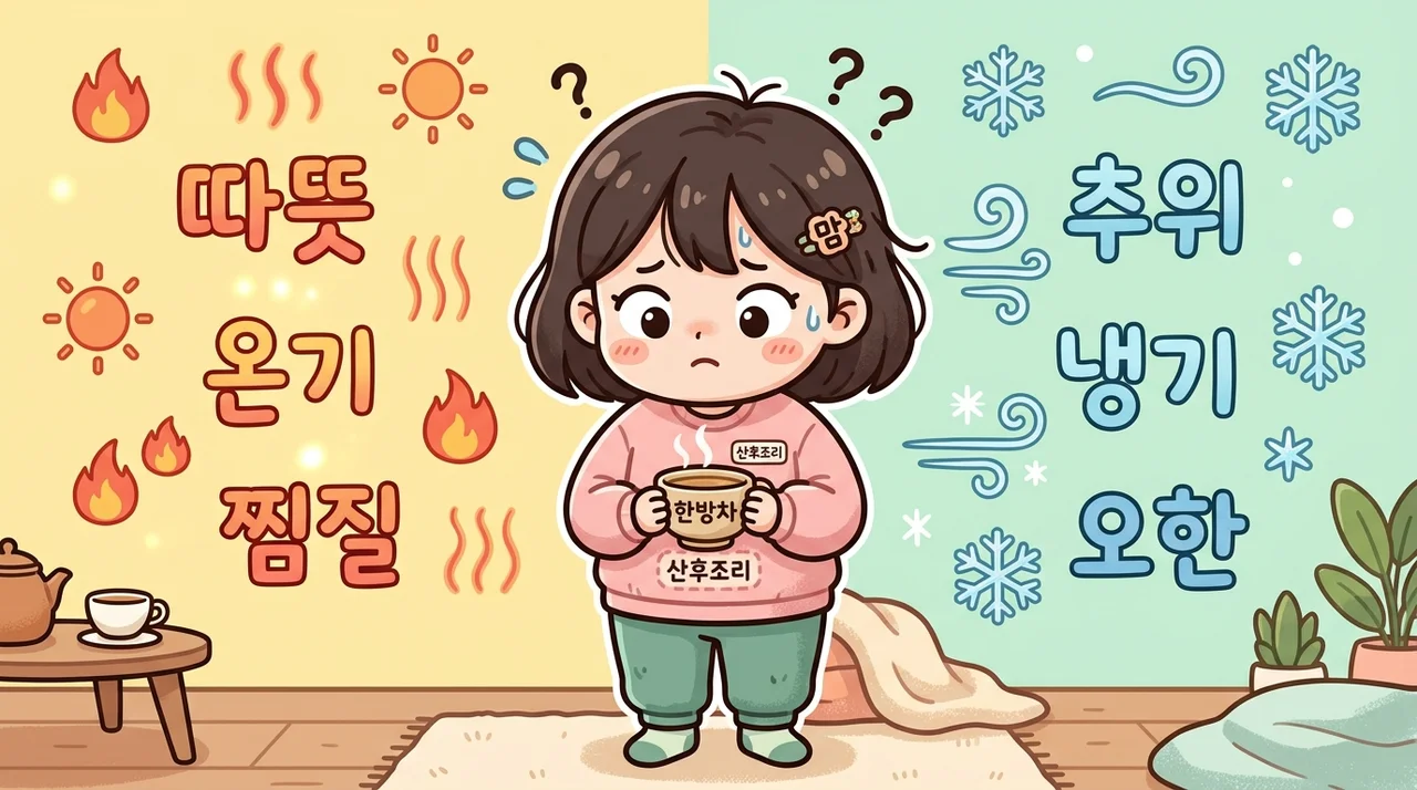 산후조리 체질 관리, 땀은 많은데 몸속은 찬 이유