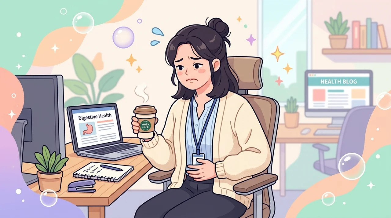아침 공복 커피 속쓰림 반복된다면 위염 의심