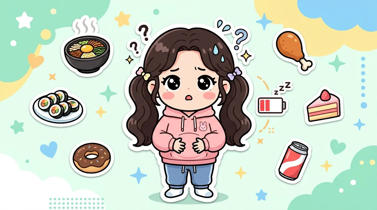 적게 먹는데 배만 나오는 체질적 이유와 관리