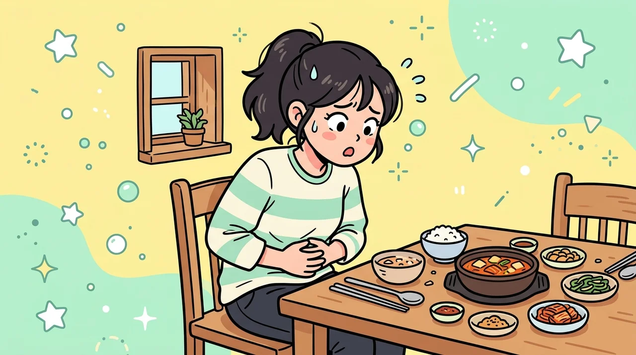 소화불량 체질 관리 배는 고픈데 첫 숟가락부터 막힐 때