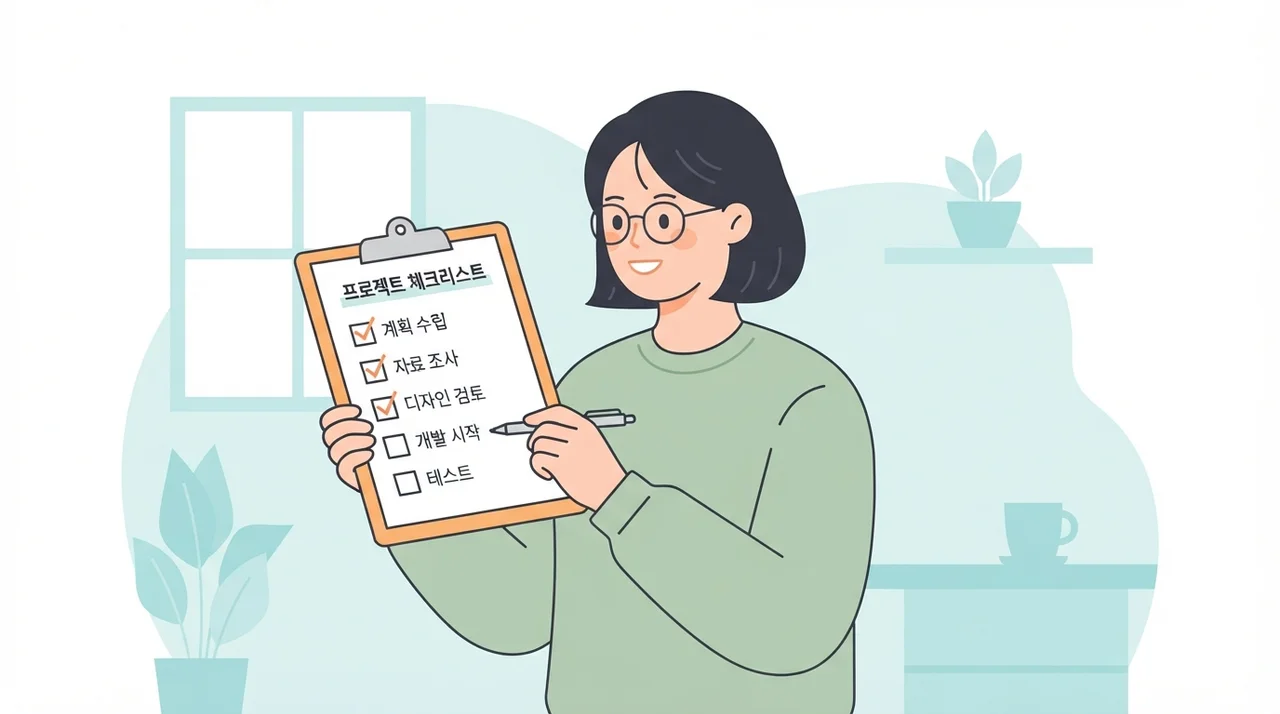 손목염좌 자가진단 체크리스트