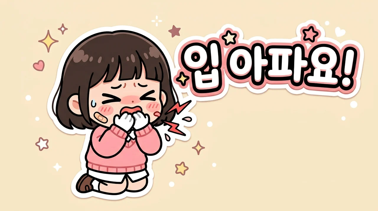 구내염 피곤하면 입술 안쪽 자꾸 헐 때