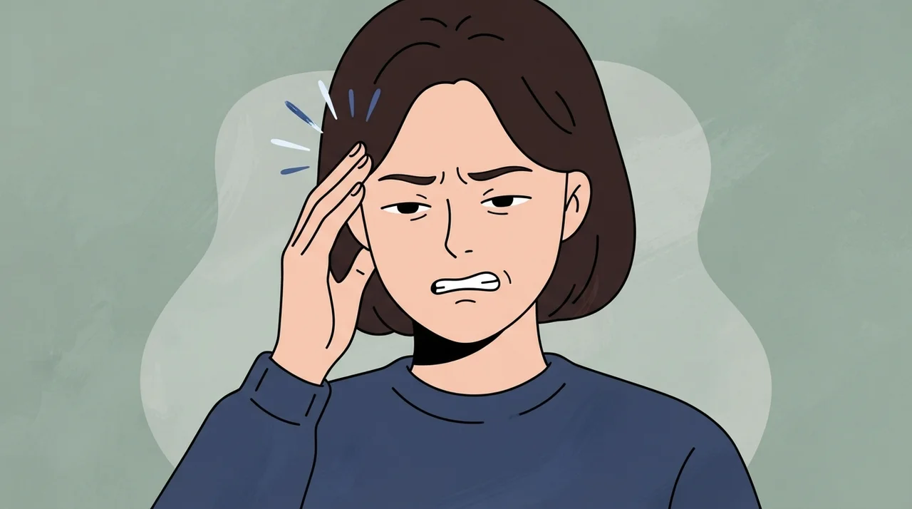 관자놀이가 묵직하게 아픈 이유