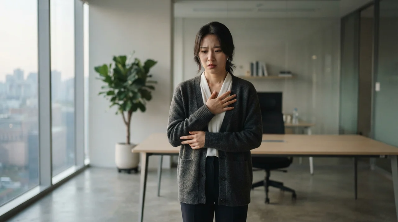 가슴 답답함과 불안의 연결고리