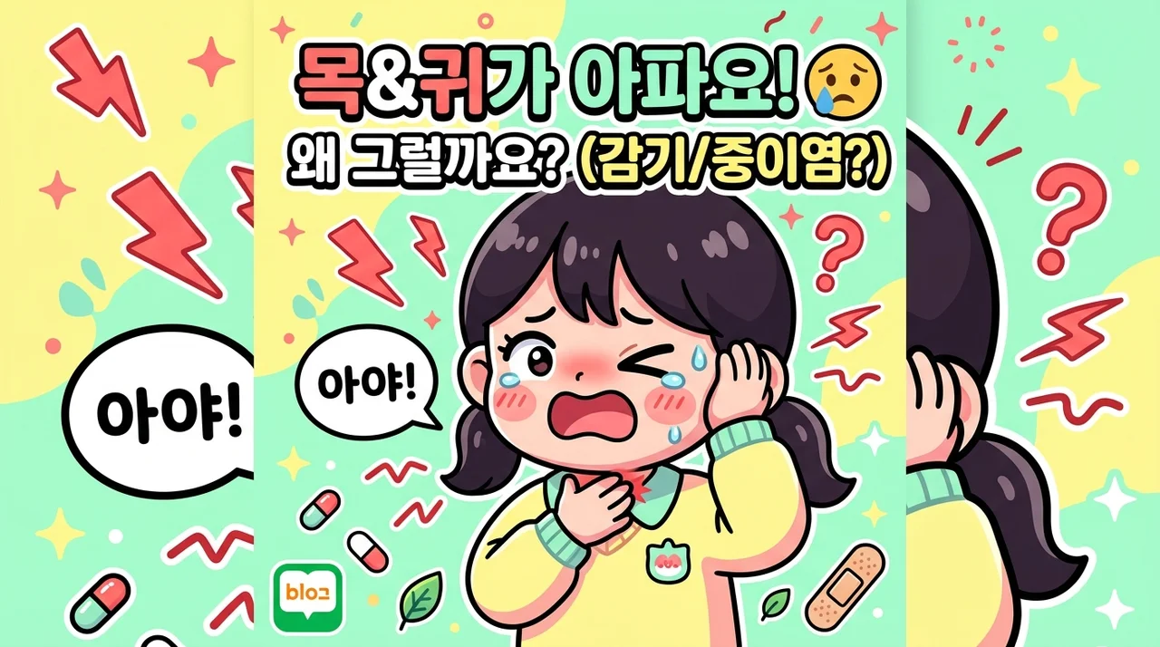 편도염 침 삼킬 때 귀 아픔 그냥 넘기면 위험해요