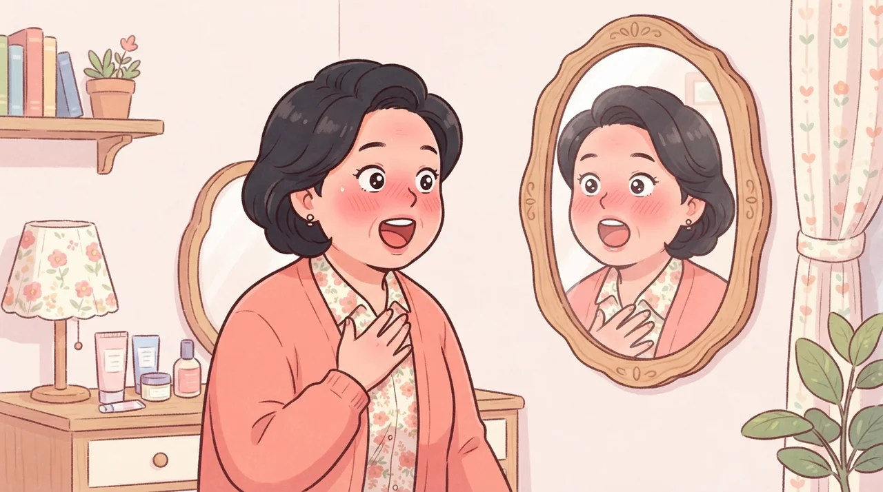 갑자기 얼굴이 화끈거린다면