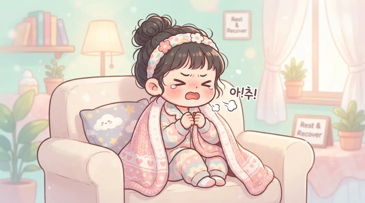 감기 뒤끝 기침이 멈추지 않을 때