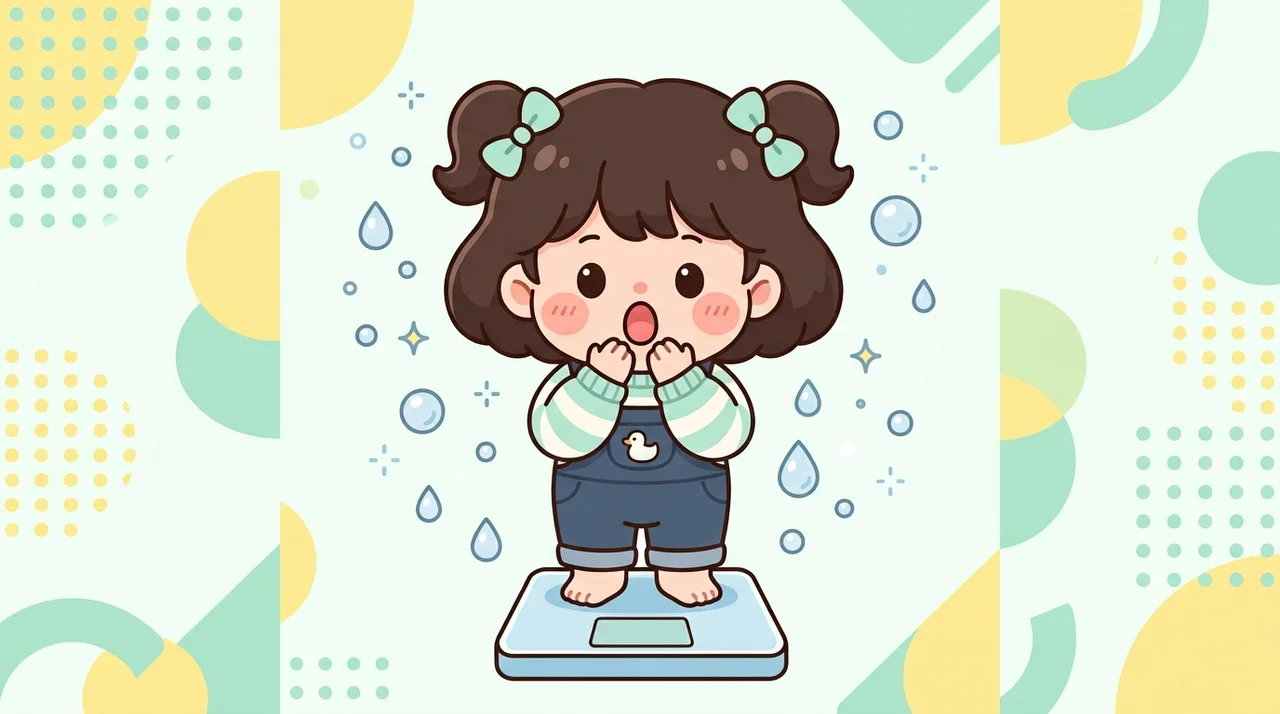 하루 사이 체중 변화 부종 때문일까