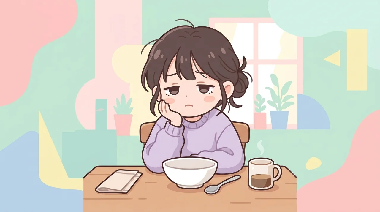 우울감과 식욕 저하 아침을 거르면 더 처지는 이유