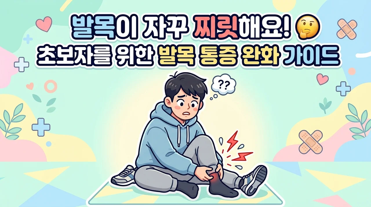 철원 발목염좌 후 보행 불균형과 무릎 통증 이유