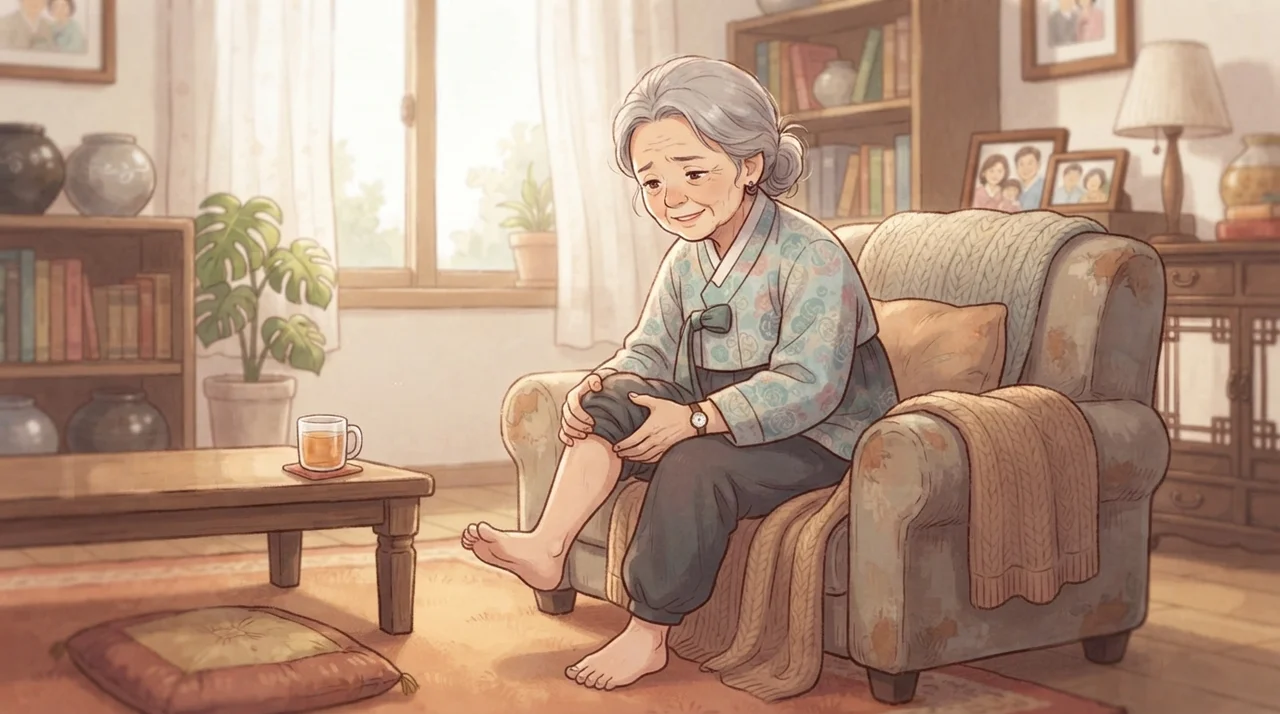 비 오는 날 무릎이 무거운 이유